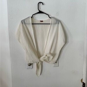 Cotton tie shrug
